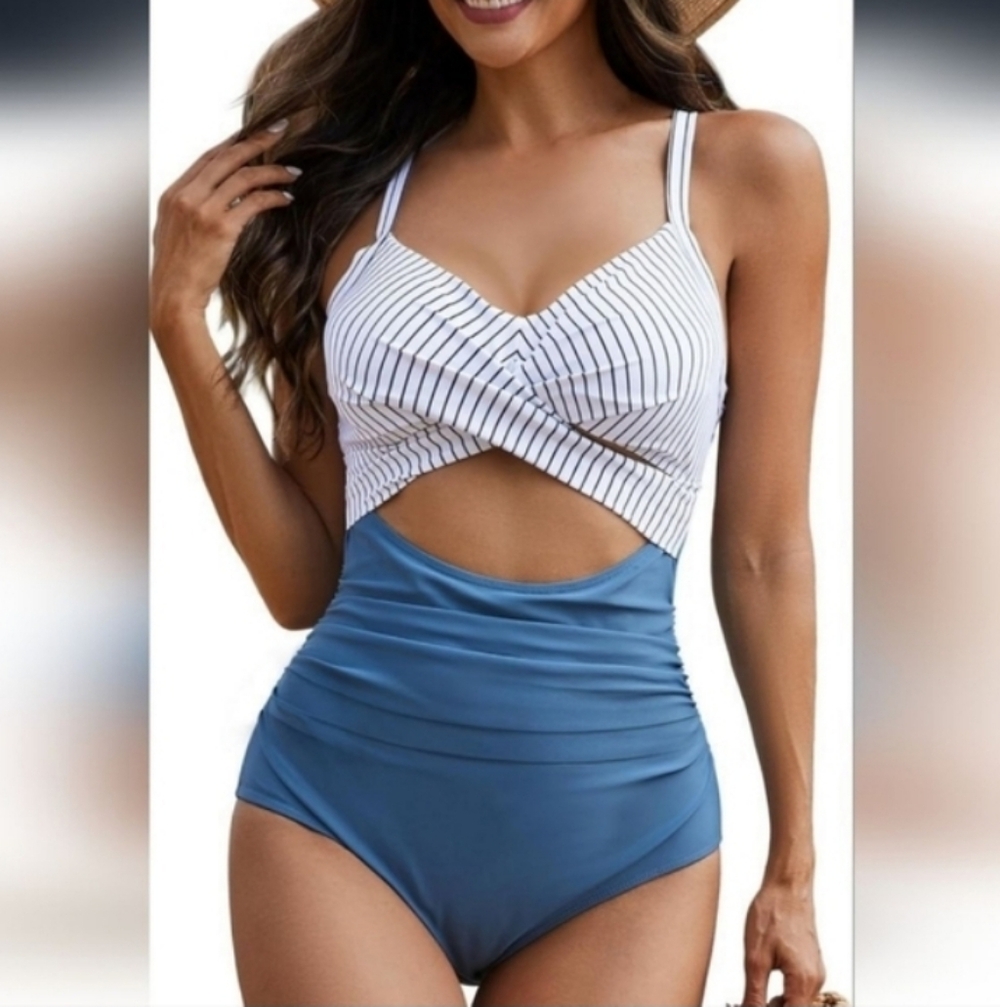 Eomenie Swimsuit Bathing Suit One Piece Slimming Small
